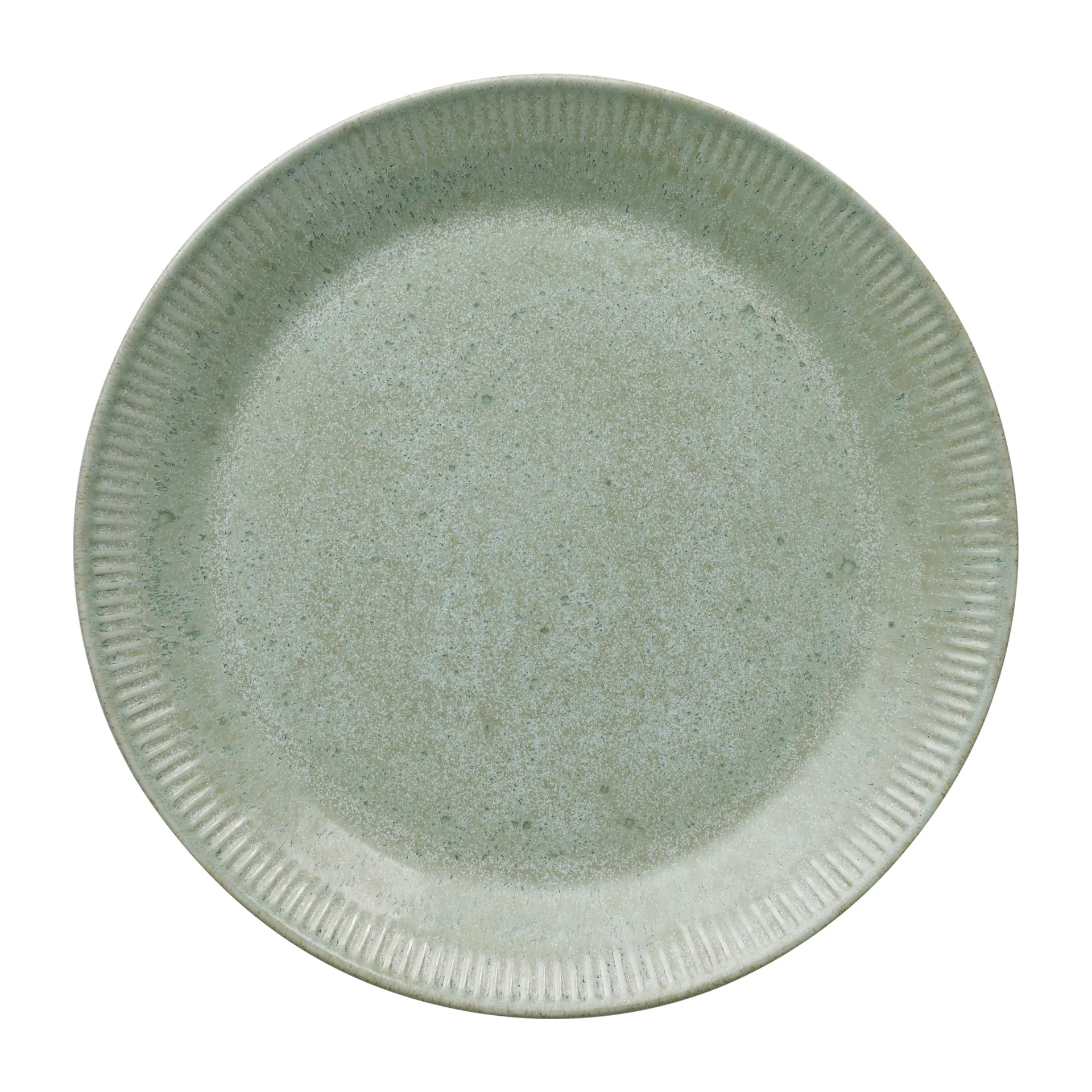 Knabstrup matplate olivgreen, 27 cm Knabstrup Keramik