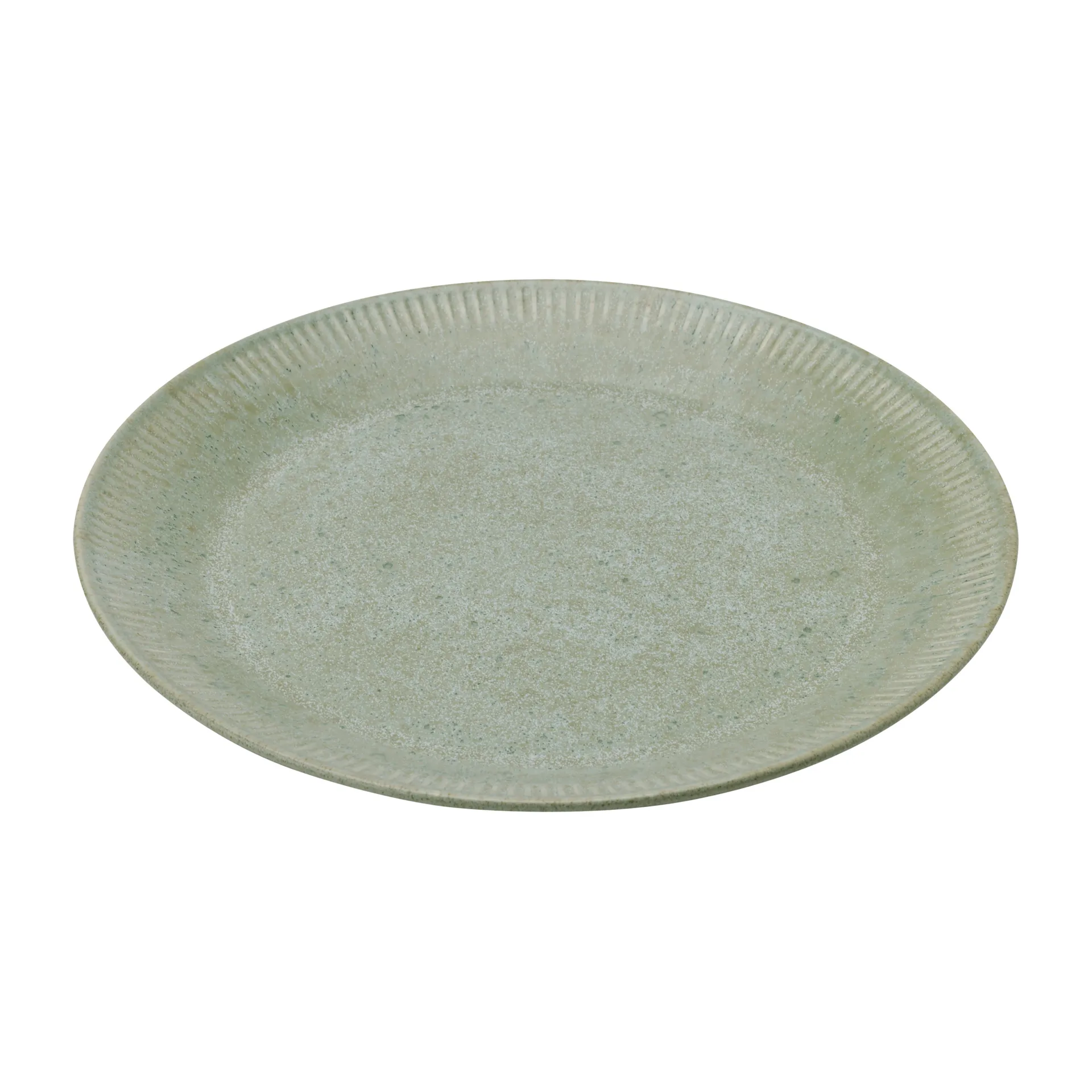 Knabstrup matplate olivgreen, 27 cm Knabstrup Keramik
