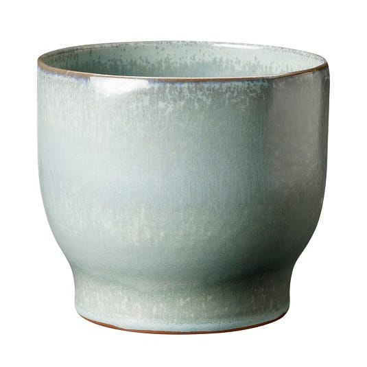 Knabstrup outdoor flower pot Ø16.5 cm - soft mint - Knabstrup Keramik