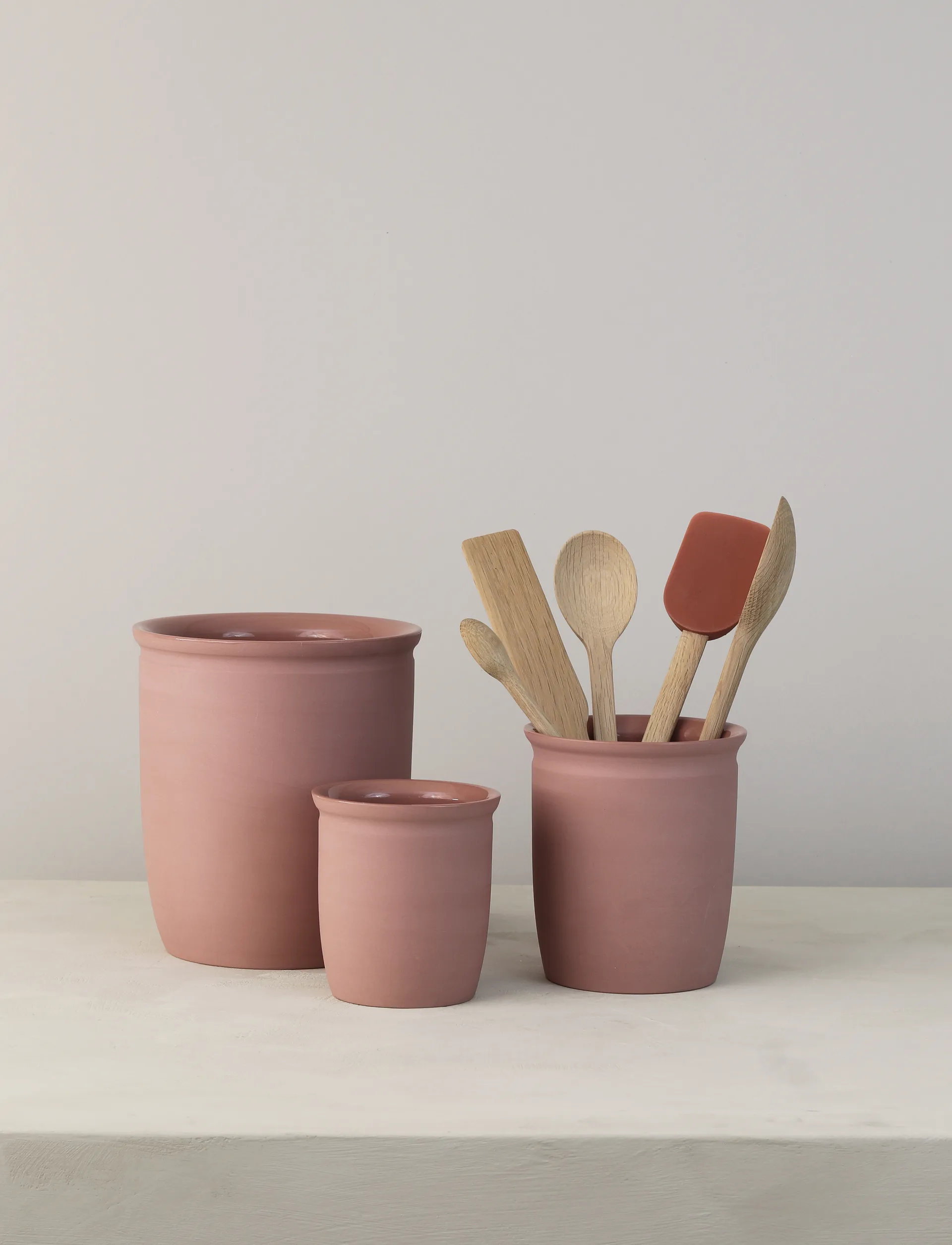 Knabstrup preserving jar, Dark rose, 0.5 L Knabstrup Keramik