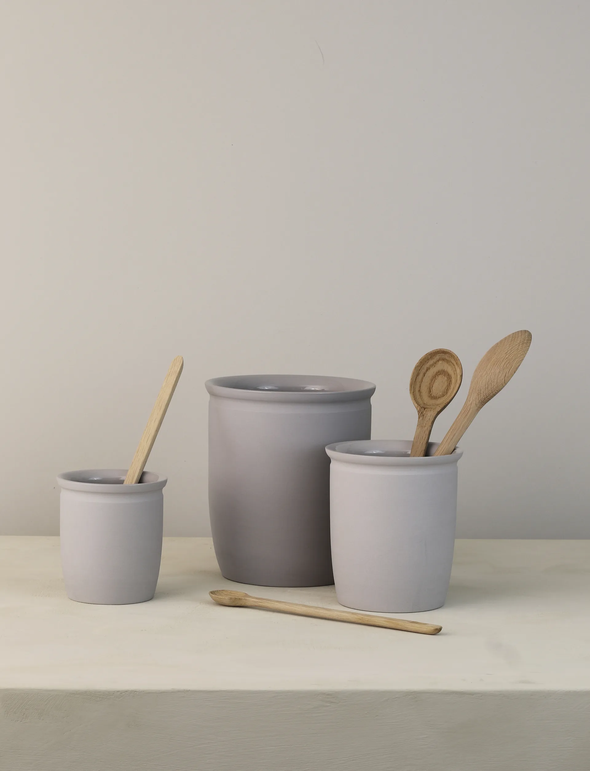 Knabstrup preserving jar, Grey, 0.5 L Knabstrup Keramik