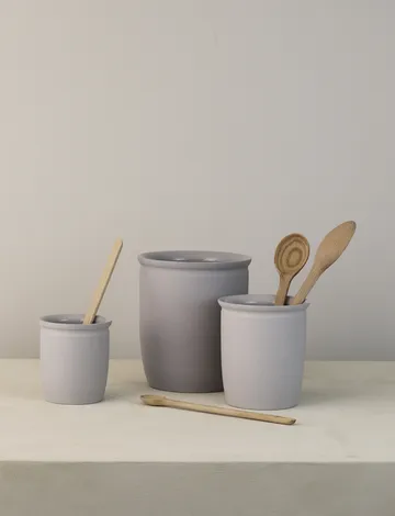 Knabstrup preserving jar - Grey, 0.5 L - Knabstrup Keramik