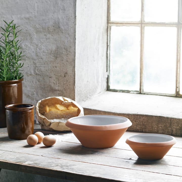 Knabstrup proofing bowl 2 l, light grey Knabstrup Keramik