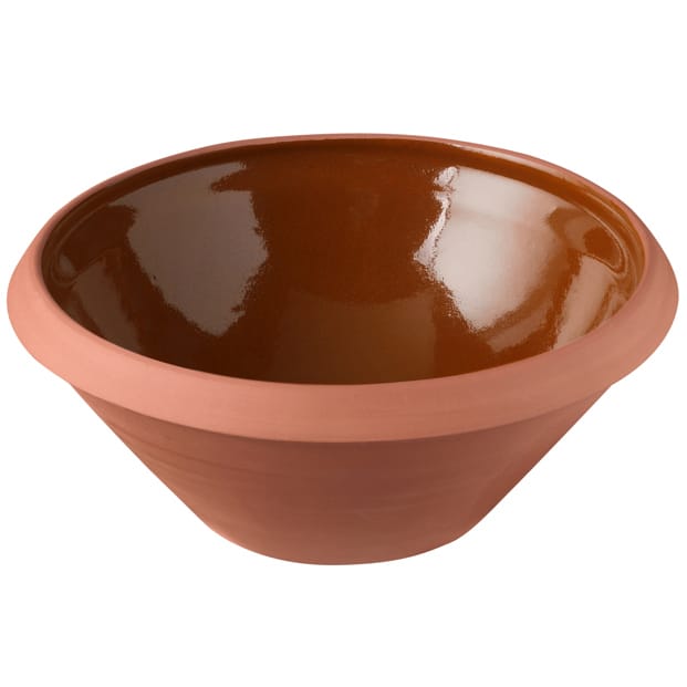 Knabstrup proving saucer 5 l - terracotta - Knabstrup Keramik