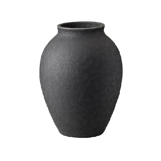 Knabstrup Keramik Knabstrup vase 12.5 cm Svart | Scandinavian Design | Vases | Black