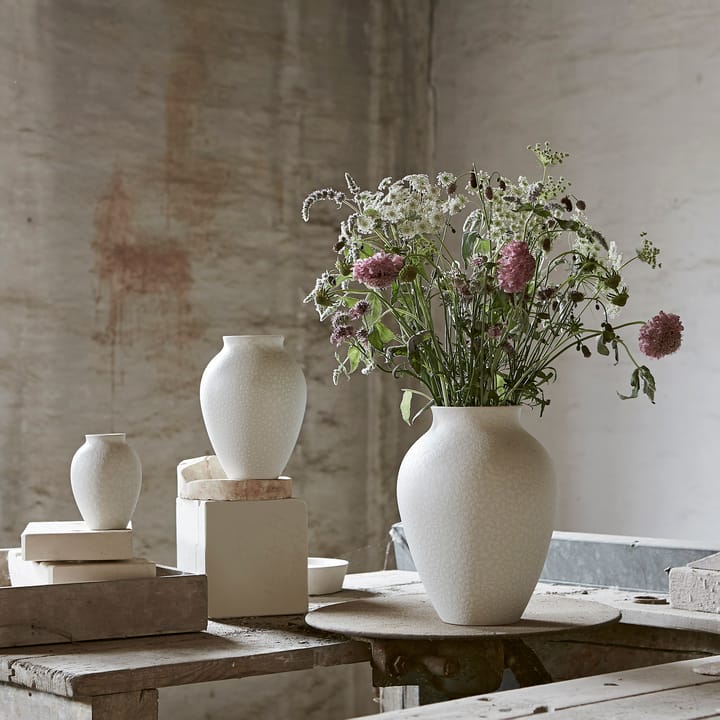 Knabstrup vase 12.5 cm - white - Knabstrup Keramik