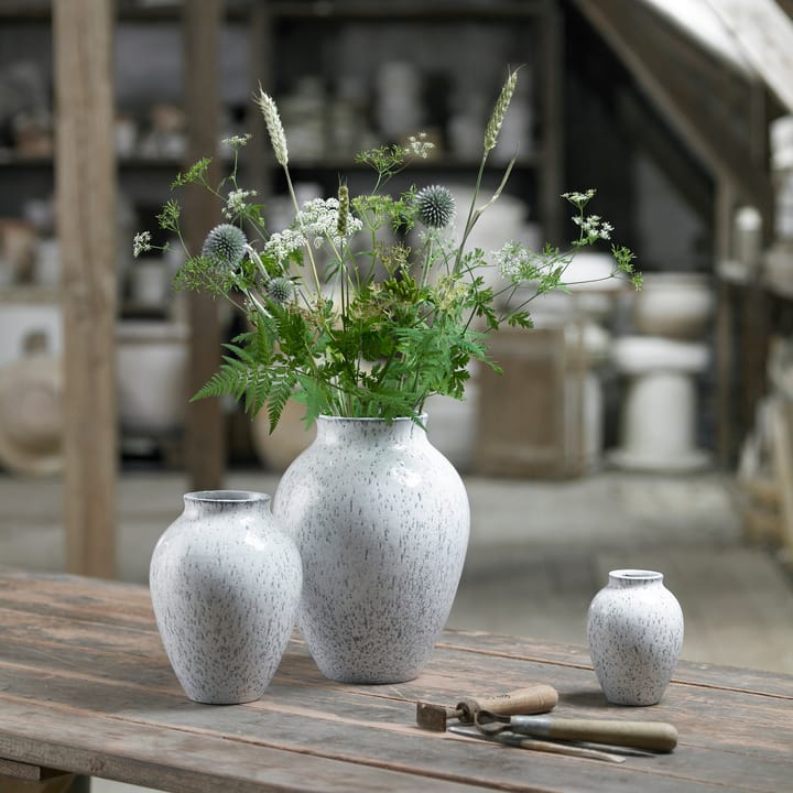 Knabstrup vase 12.5 cm - white - Knabstrup Keramik