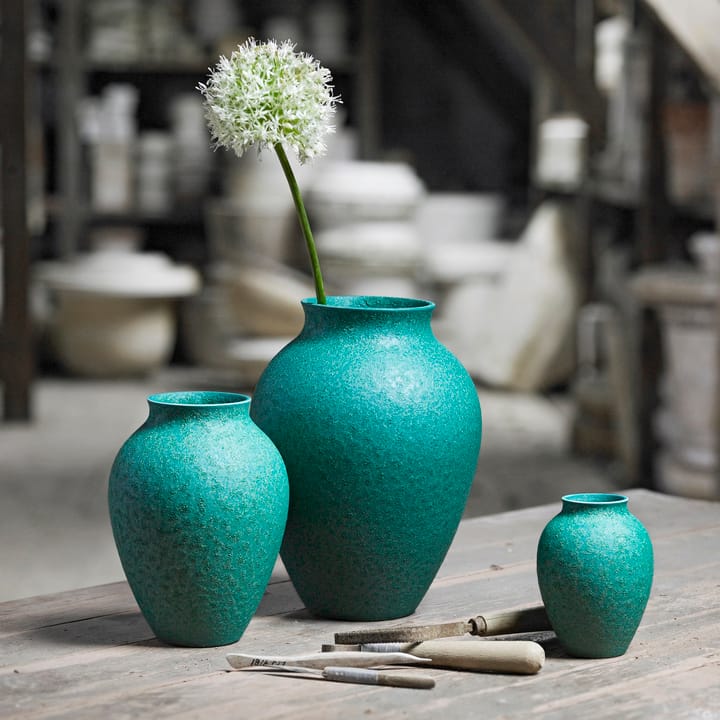Knabstrup vase 20 cm, green Knabstrup Keramik