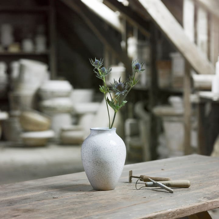Knabstrup vase 20 cm, white Knabstrup Keramik
