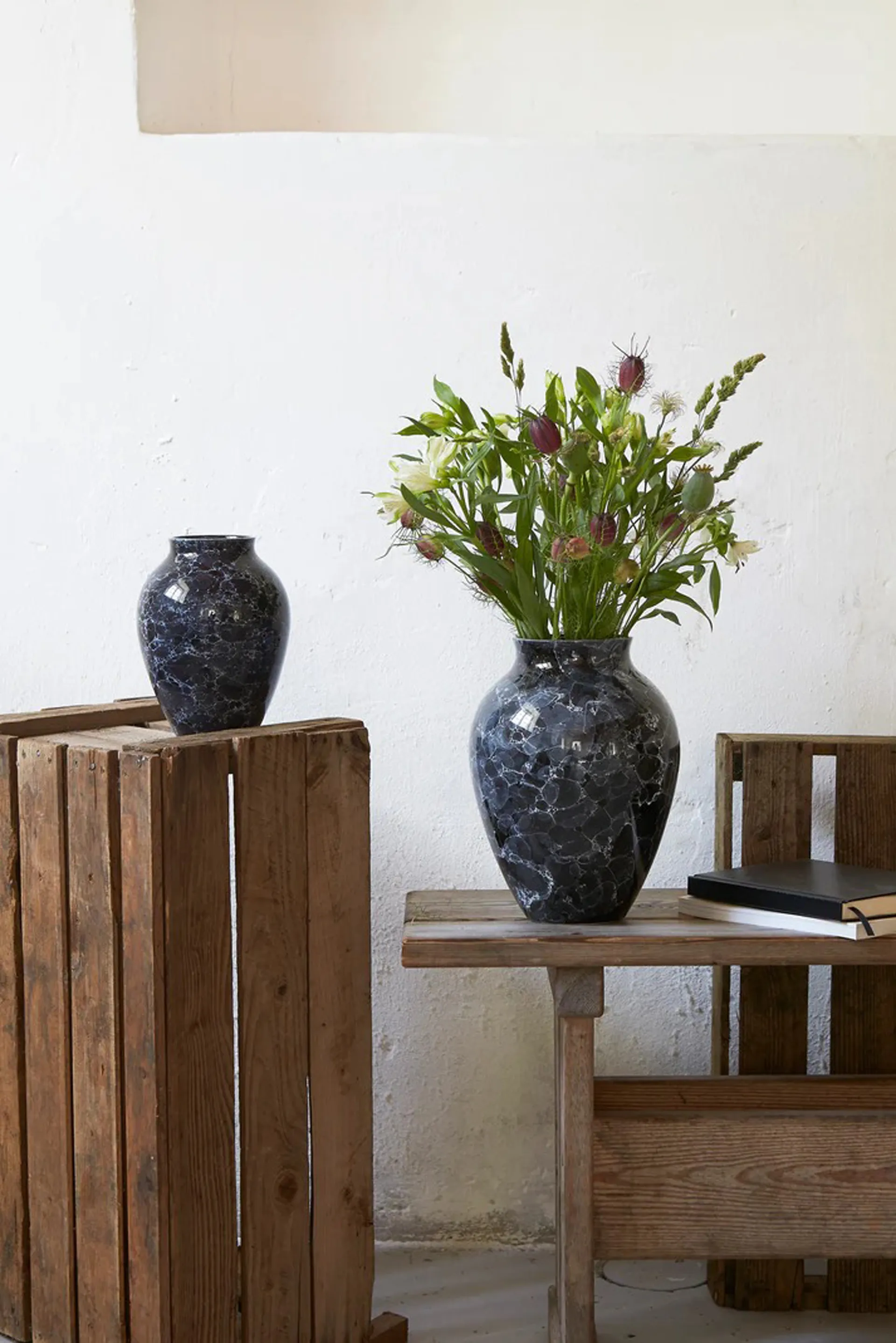 Knabstrup vase Natura 27 cm, Grafit Knabstrup Keramik