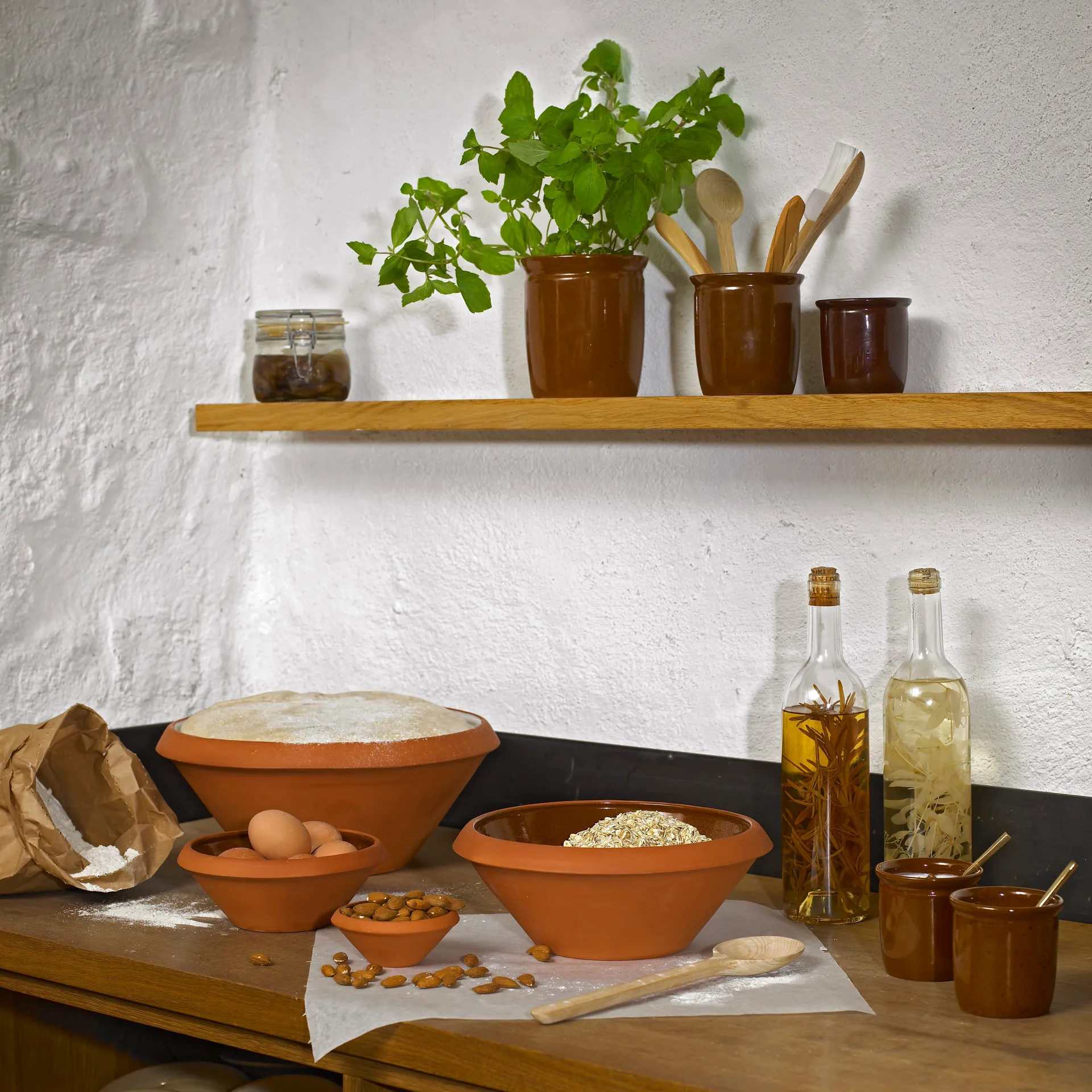 Pickle jar 1 l, brown Knabstrup Keramik