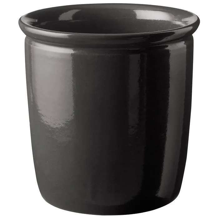Knabstrup Keramik Pickle jar 4 l anthracite | Scandinavian Design | Storage jars | Grey