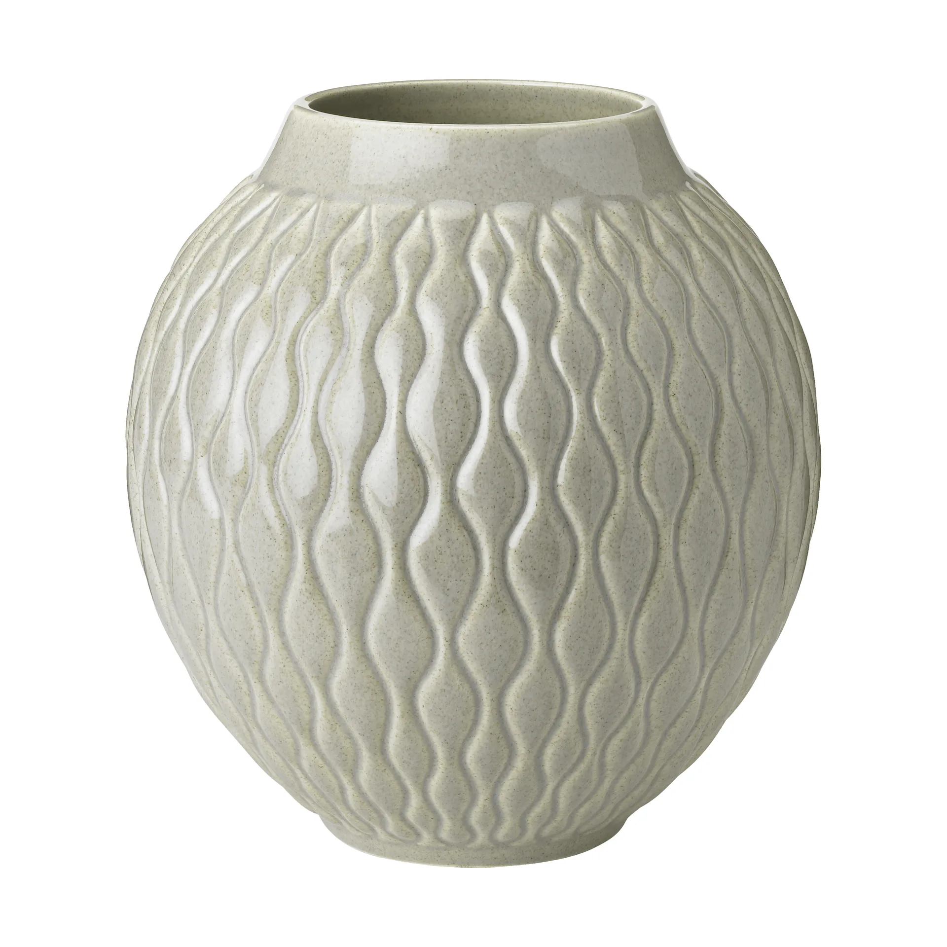 Solum vase, Ash, 24 cm Knabstrup Keramik