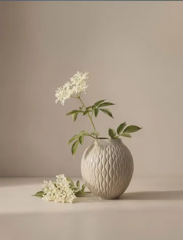 Solum vase - Ash, 24 cm - Knabstrup Keramik