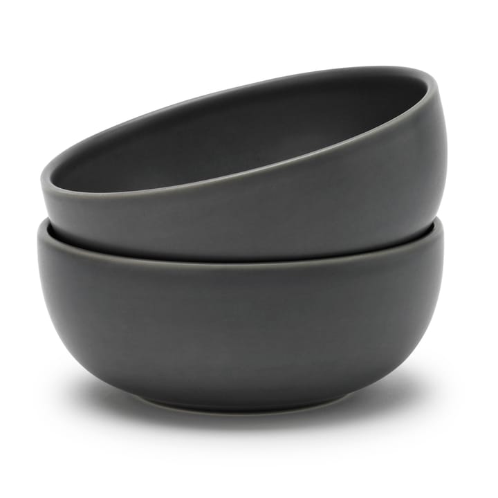 Tavola deep  plate Ø15 cm 2-pack - grey - Knabstrup Keramik