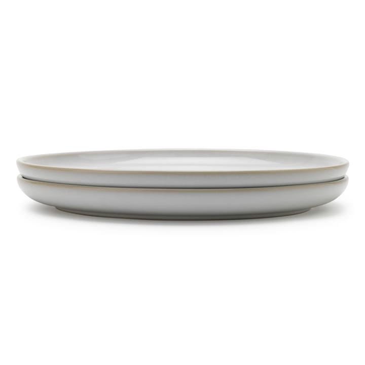 Tavola plate Ø27 cm 2-pack - White - Knabstrup Keramik