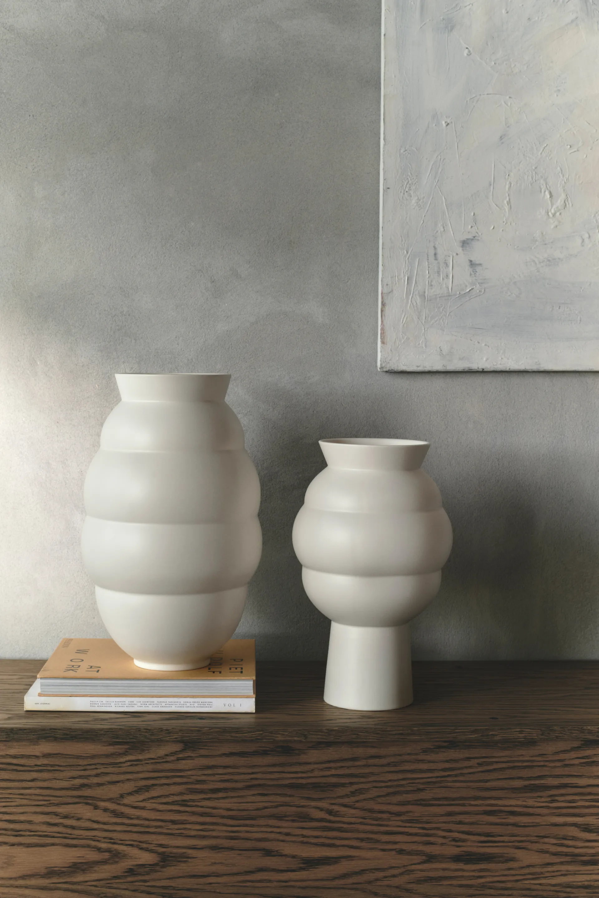 Tortus Archie vase No5 41.5 cm, White Knabstrup Keramik