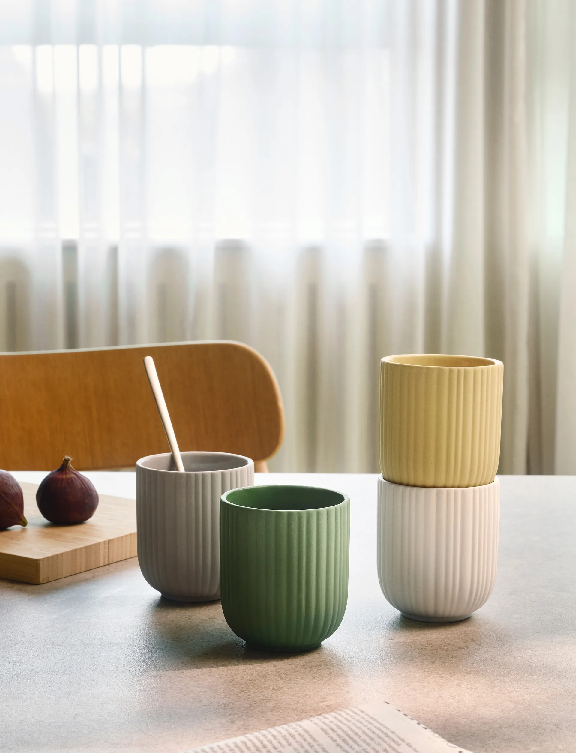 Verda mug 25 cl, Grass green Knabstrup Keramik