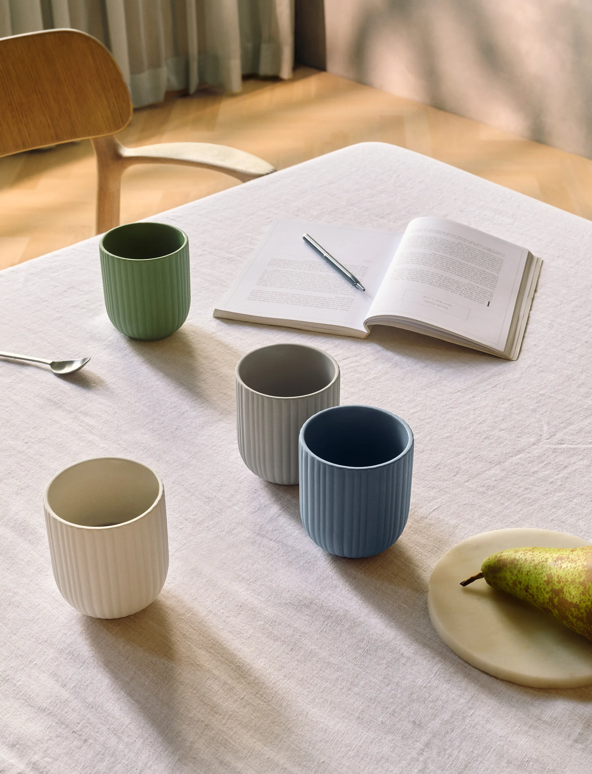 Verda mug 25 cl, Soft sand Knabstrup Keramik