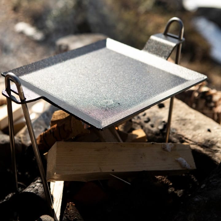 Frying table. 4 mm carbon steel, Frying surface 22x22 cm Kockums Jernverk