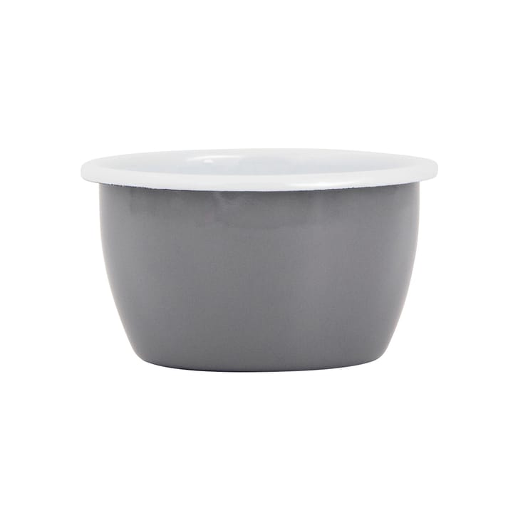 Kockums enamel bowl 10 cm - Kockums Grey - Kockums Jernverk