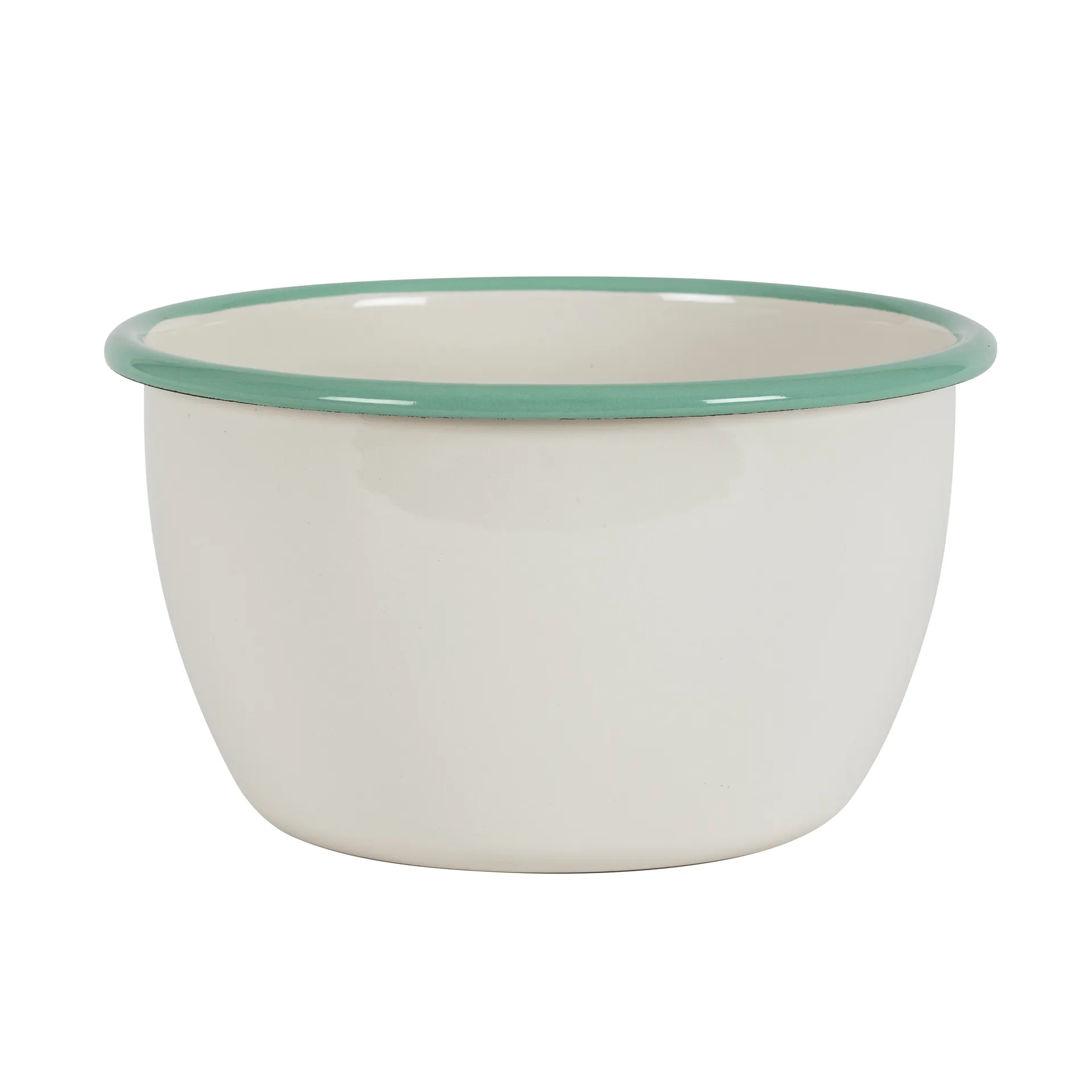 Kockums enamel bowl 16 cm, Cream Lux Kockums Jernverk