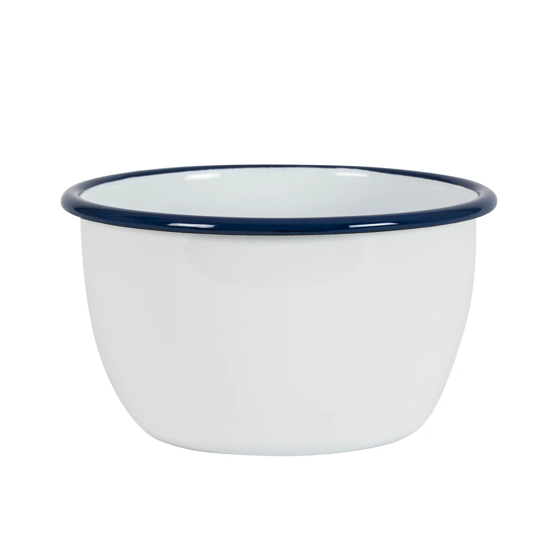 Kockums enamel bowl 16 cm, Kockums White Kockums Jernverk