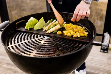 Kockums griddle - Black, half-round, 55 cm - Kockums Jernverk