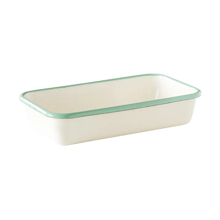 Kockums oven dish - Cream lux-green, 23x13.5 cm - Kockums Jernverk