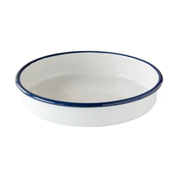 Kockums oven dish - Kockums white-blue, round, Ø28 cm - Kockums Jernverk