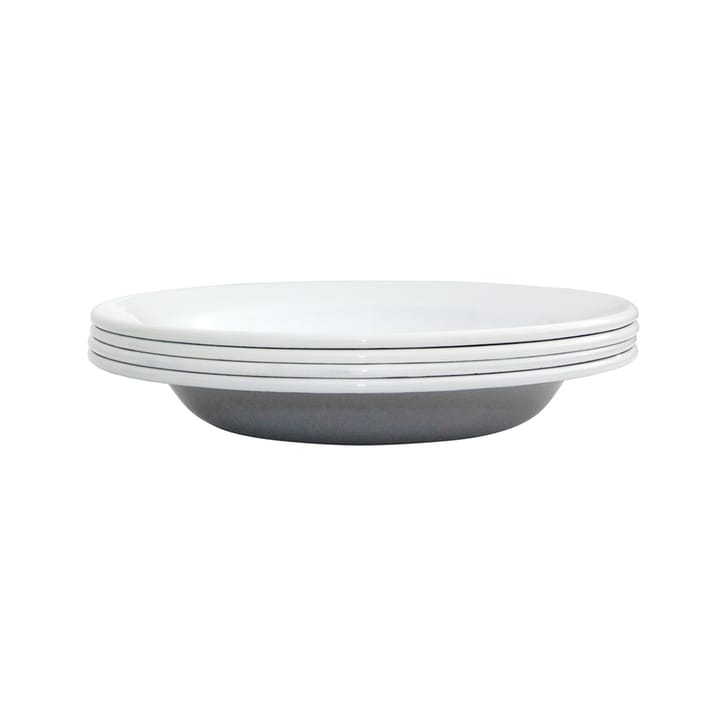 Kockums Paket deep plate 22 cm 4-pack, Kockums grey Kockums Jernverk