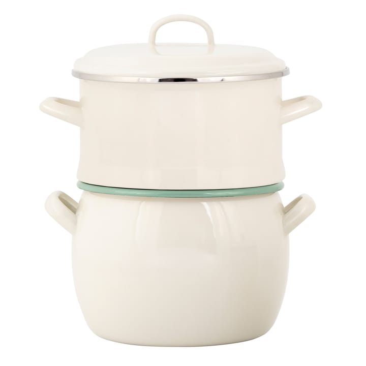 Kockums Paket pot and colander - cream lux - Kockums Jernverk