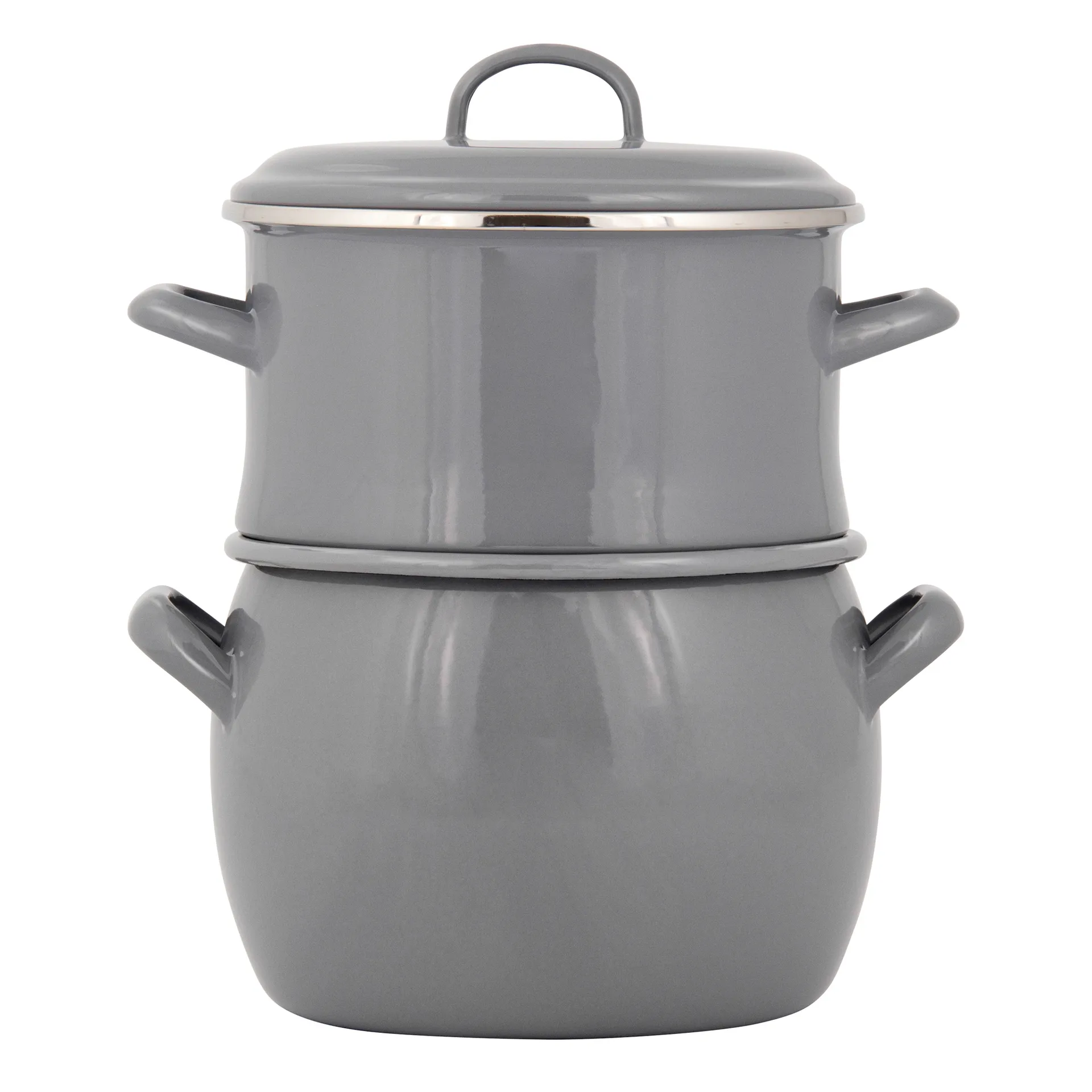 Kockums Paket pot and colander, kockums grey Kockums Jernverk