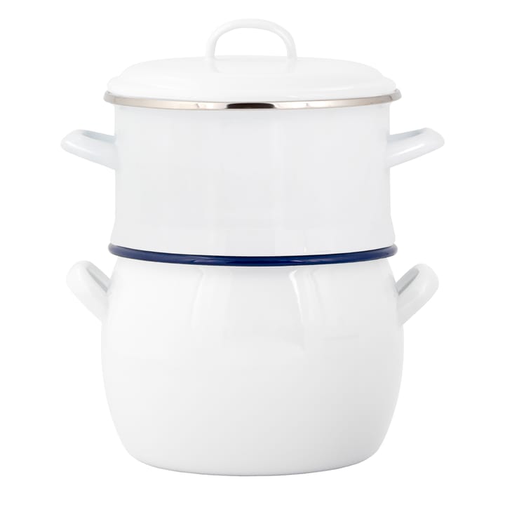 Kockums Paket pot and colander - kockums white - Kockums Jernverk