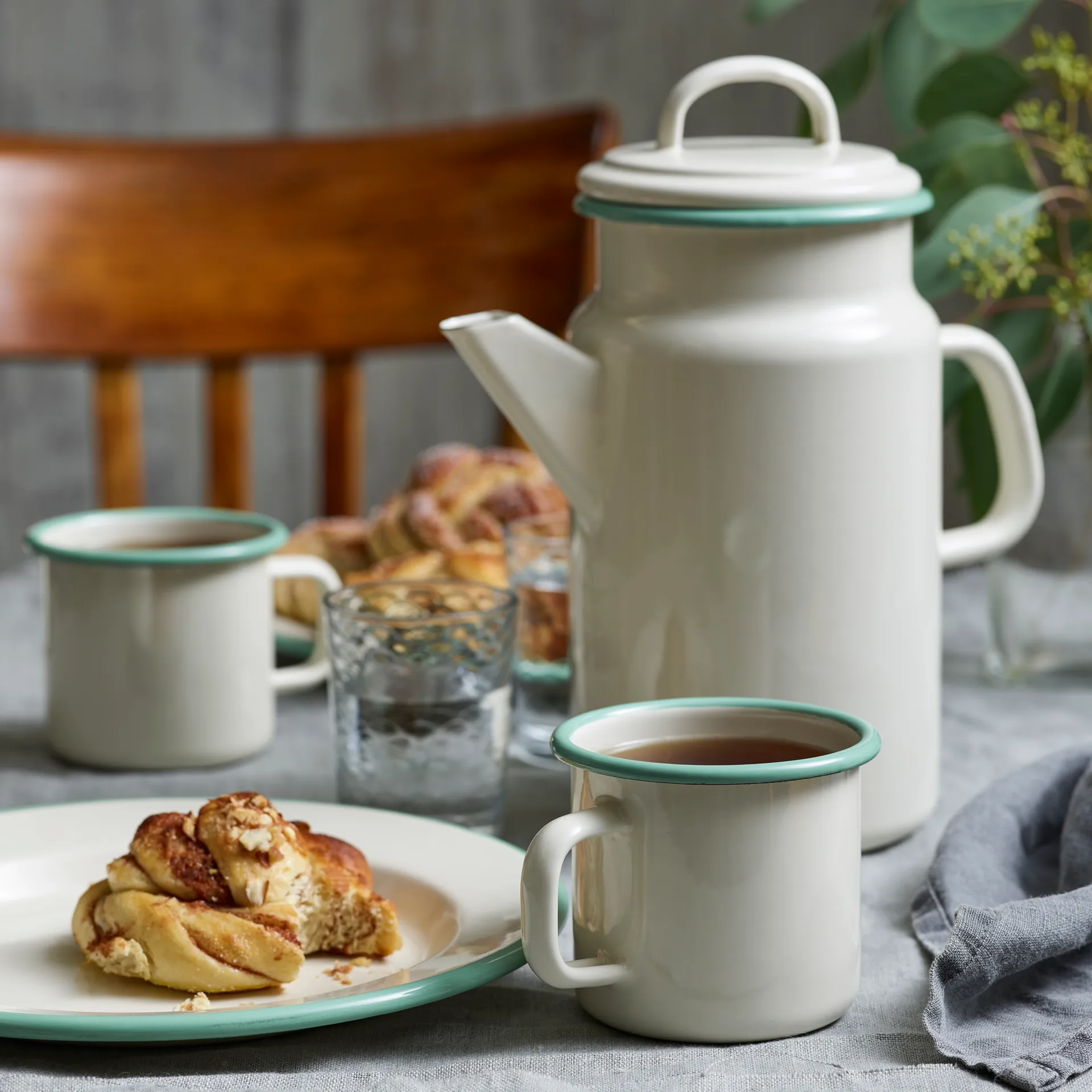 Kockums teapot 2 l, Cream Lux Kockums Jernverk