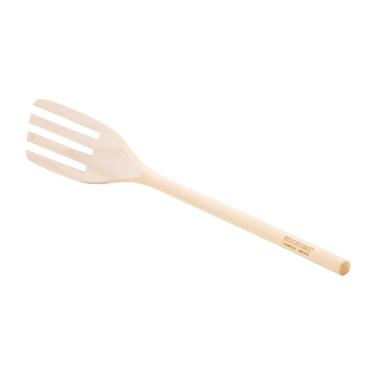 Kockums Jernverk Kockums wooden fork 32 cm Beech | Scandinavian Design | Spoons, scoops & ladles | Beige