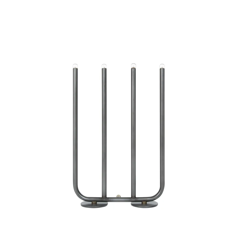 December 4 candlestick, Anthracite oxide Konsthantverk