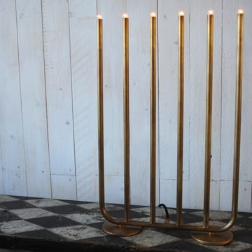 December 6 candlestick - Raw brass - Konsthantverk