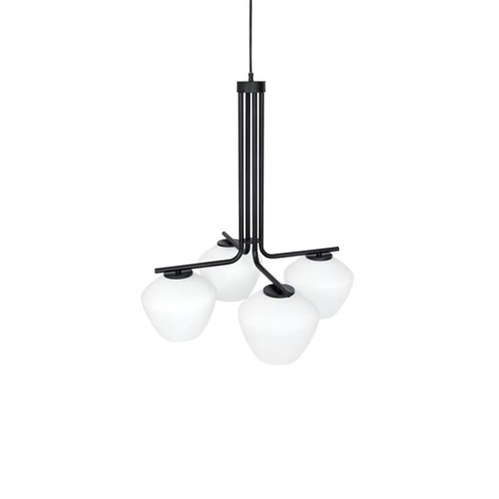 DK 4-Low pendant - Black/opal - Konsthantverk