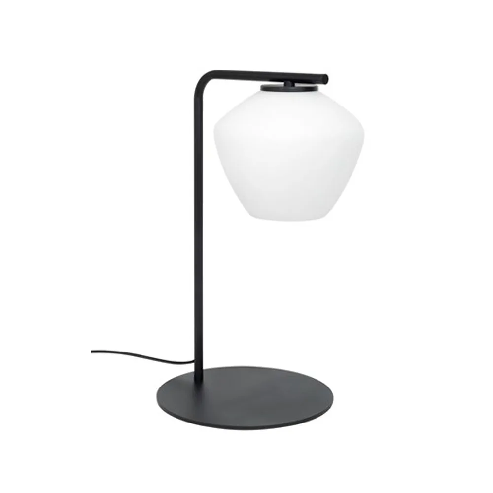 Konsthantverk DK table lamp Black/opal | Scandinavian Design | Desk & table lamps | Black