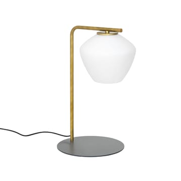 DK table lamp - Raw brass/matte white - Konsthantverk