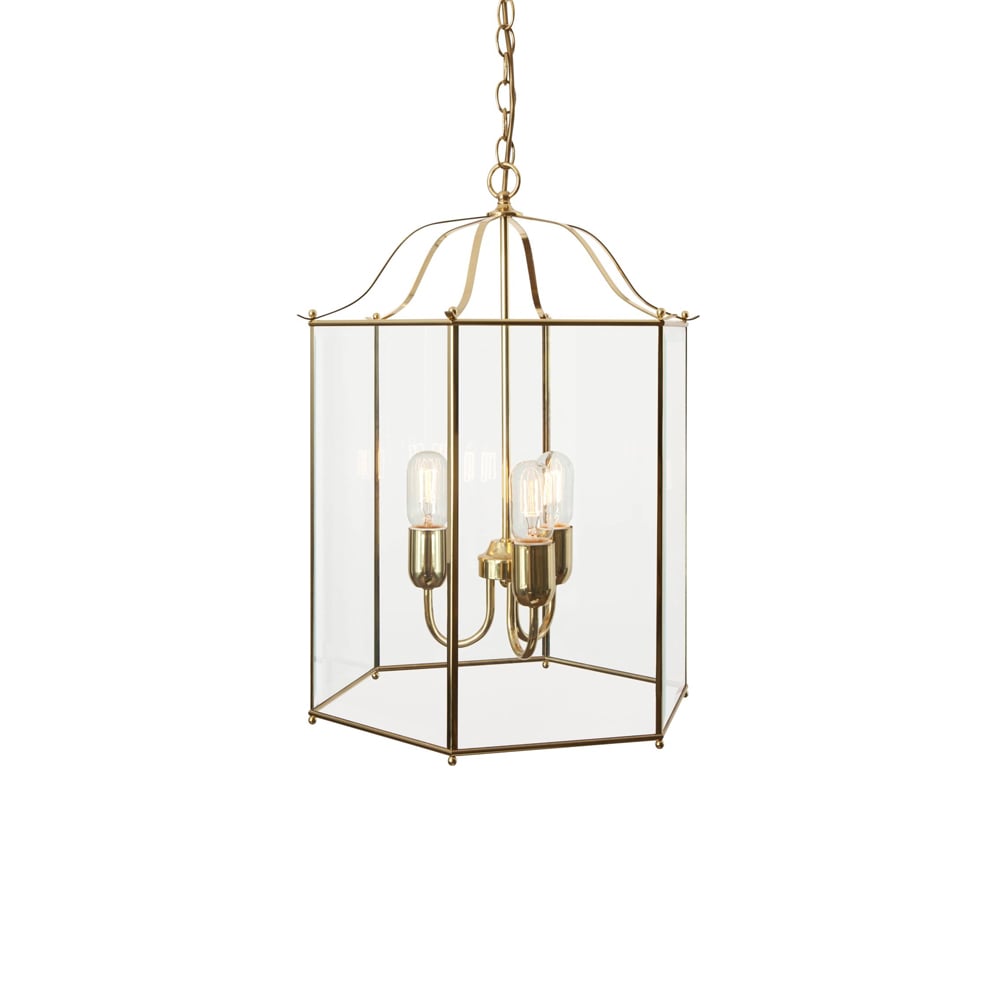 Konsthantverk Glimminge 3 pendant Ø32 cm Brass | Scandinavian Design | Pendant lamps | Transparent