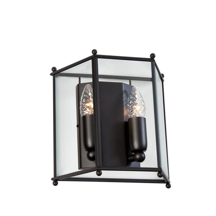 Glimminge wall lamp - Glass/black - Konsthantverk