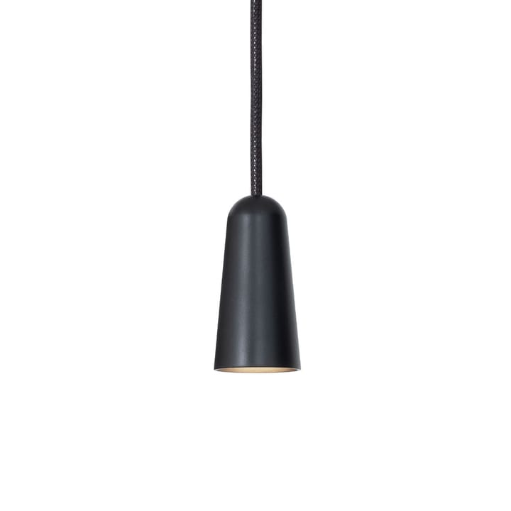 Massiv pendant - Black, round - Konsthantverk