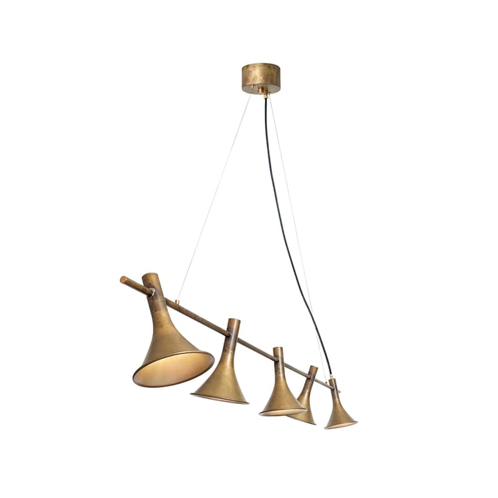 Megafon 5-Low Straight Pendulum - Raw brass - Konsthantverk