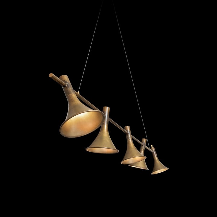 Megafon 5-Low Straight Pendulum - Raw brass - Konsthantverk
