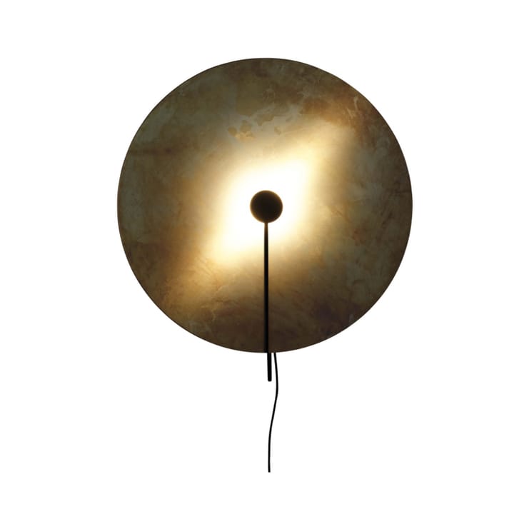 Sol wall lamp - Raw brass, xl - Konsthantverk