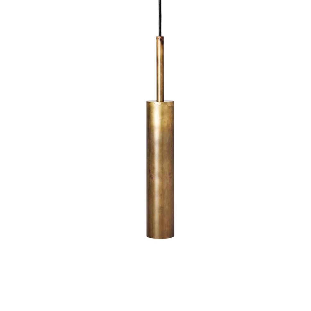 Konsthantverk Stav pendant XL Raw brass | Scandinavian Design | Pendant lamps | Gold-coloured