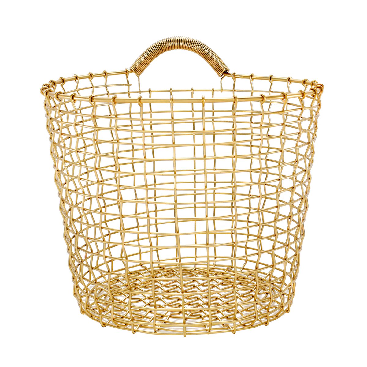 KORBO Korbo bin 16 brass | Scandinavian Design | Storage baskets | Gold-coloured