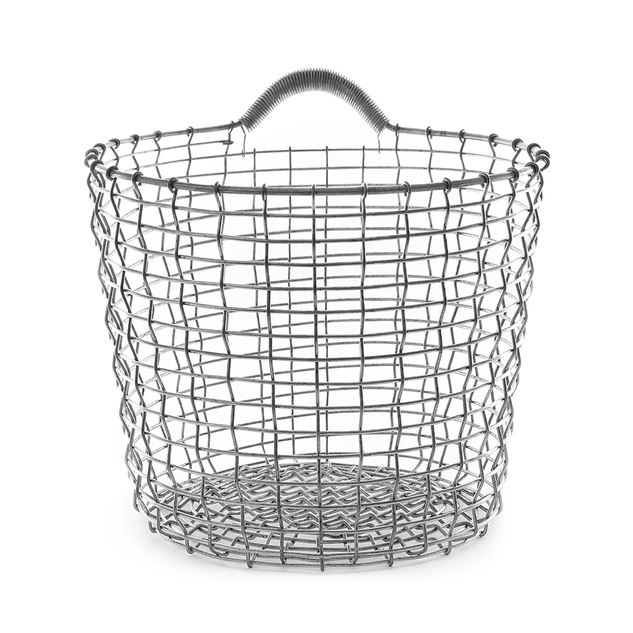 Korbo bin 16 galvanized steel | Scandinavian Design | Storage baskets | Silver-coloured